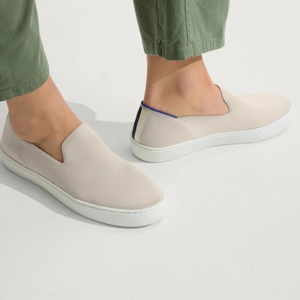 Rothy's The Original Sand Slip On Sneaker, Size 6